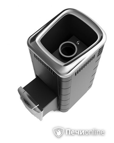 Дровяная печь-каменка TMF Каронада XXL Heavy Metal ДН антрацит в Абакане